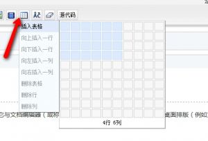 插入表格